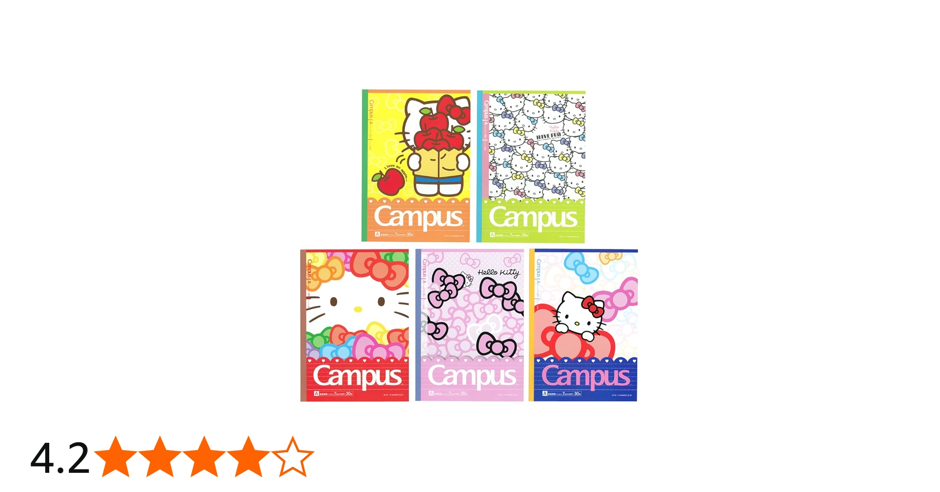 Amazon | サンスター文具 キャンパスノート ハローキティ A罫 S2624885