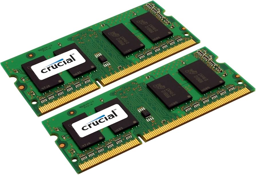 Crucial 16GB Kit (8GBx2) DDR3 1333 MT/s (PC3-10600) CL9 SODIMM 204