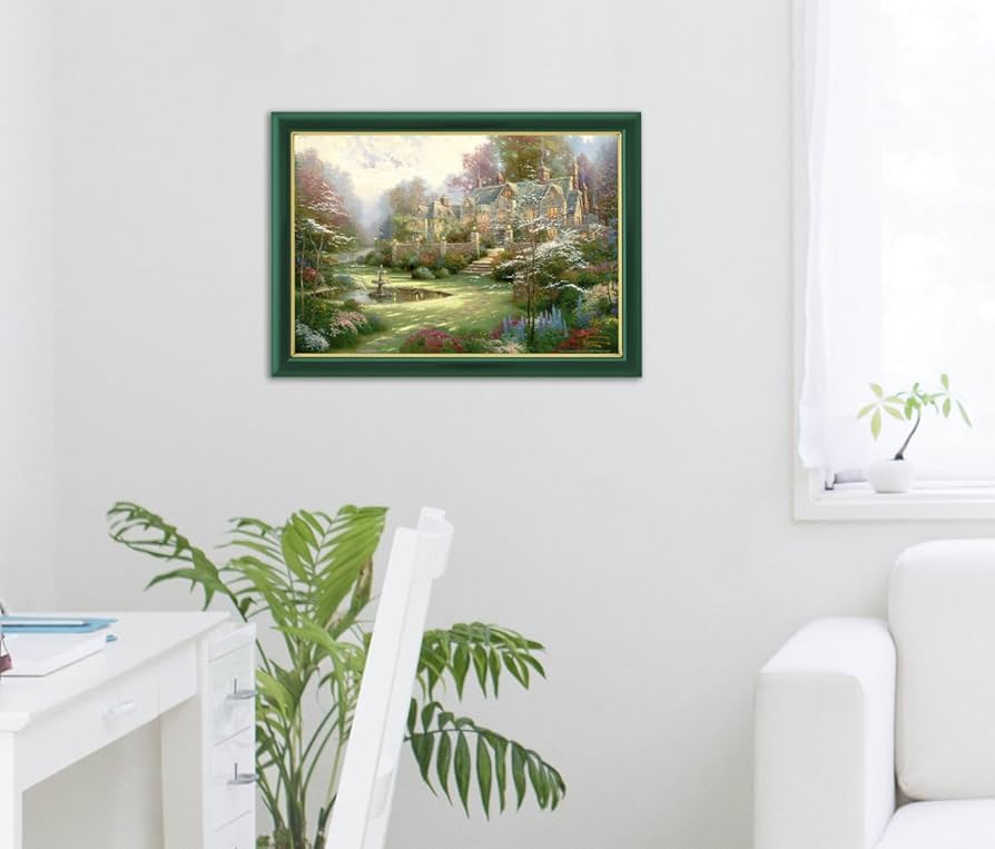 Amazon | 1000ピース ジグソーパズル 春の庭 マイクロピース (26x38cm