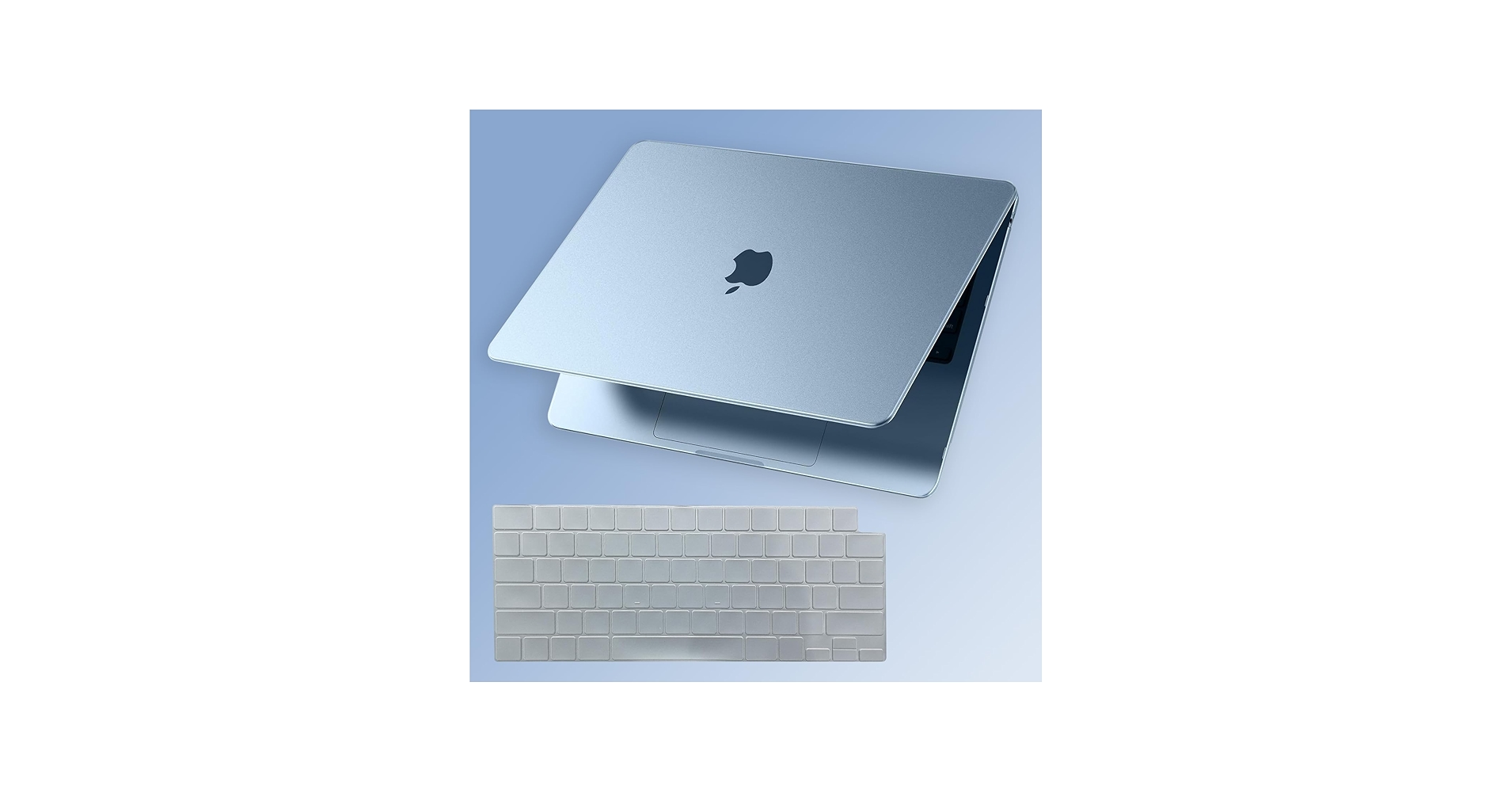 Amazon.com: KEROM SkyBlue Case for MacBook Air 13 inch 2025-2022