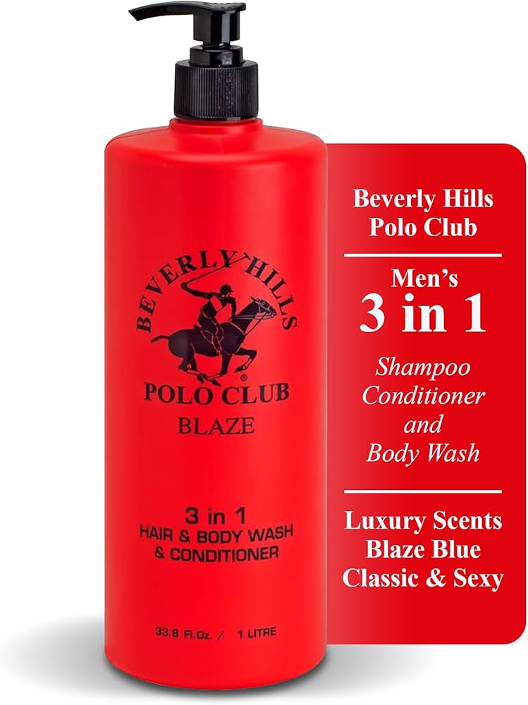Amazon.com: Beverly Hills Polo Club Men's 3-in-1 Shampoo