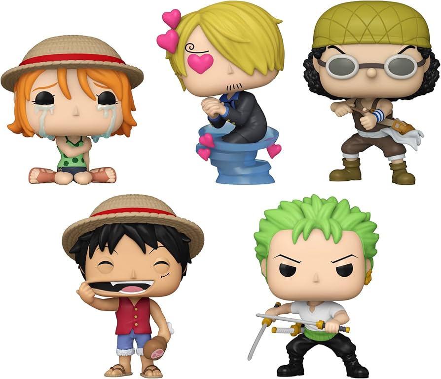 Amazon.com: Funko Pop! Animation: One Piece Bundle (5-Pack