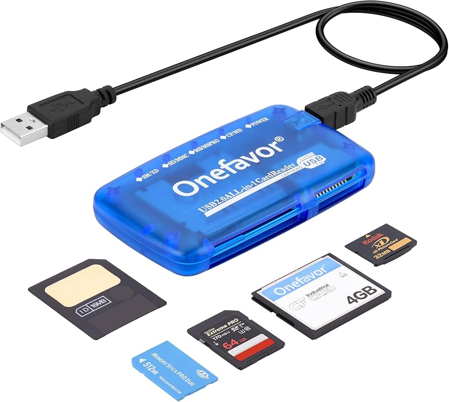 Amazon.co.jp: Onefavor スマートメディアカードリーダーライター