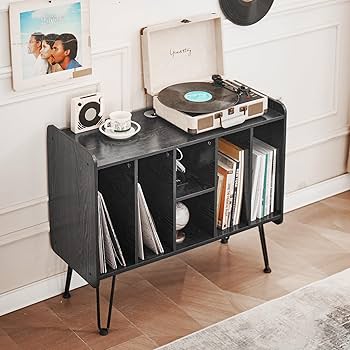 Amazon.co.jp: Alessing 大型レコードプレーヤースタンド ビニール