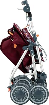 Amazon | 幸和製作所 カゴノアM シルバーカー ミドルタイプ レッド