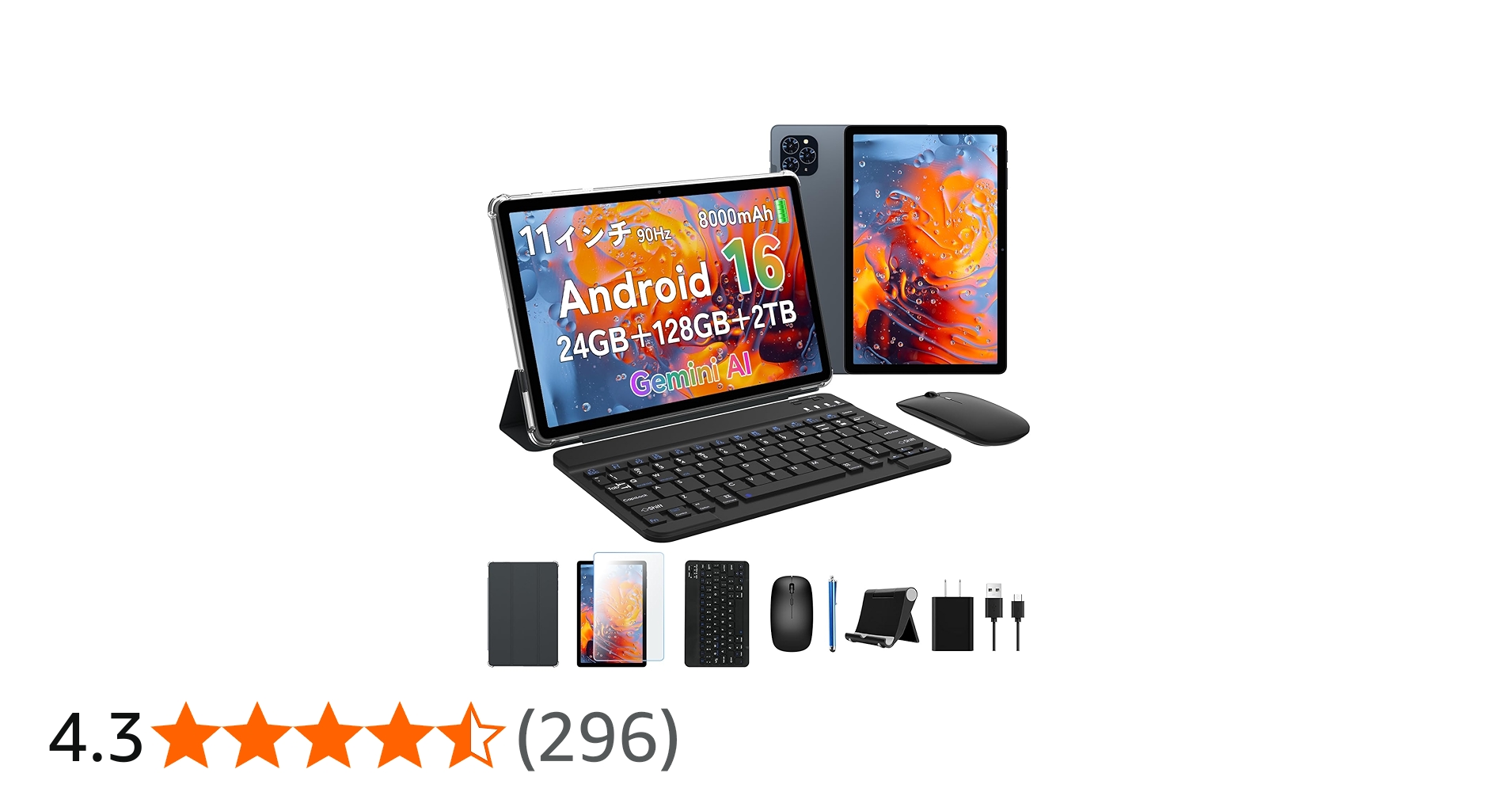 Amazon.co.jp: 【Android16 タブレット 11インチ 世界初登場】Kingrid