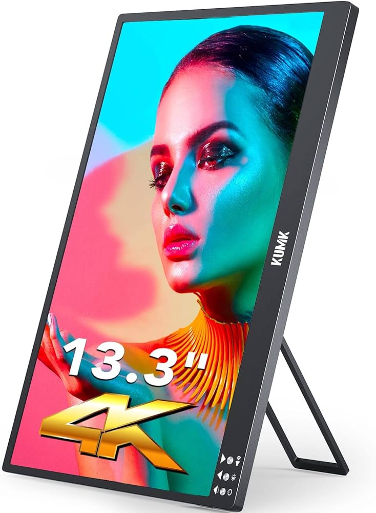 Amazon.co.jp: モバイルモニター KUMK 13.3インチ 4kポータブル