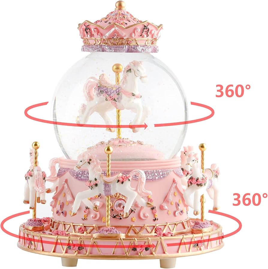 Amazon.co.jp: スノードーム オルゴール カラーLEDライト