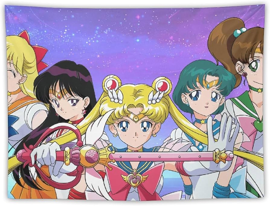 Amazon.co.jp: 美少女戦士セーラームーンタペストリー 壁掛け 壁飾り