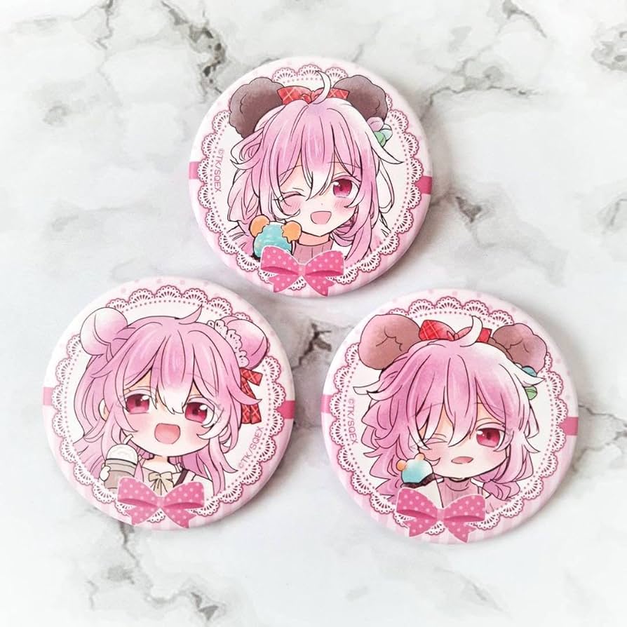 Amazon | ハッピーシュガーライフ 缶バッジ 松坂さとう 遊園地ver XDVO