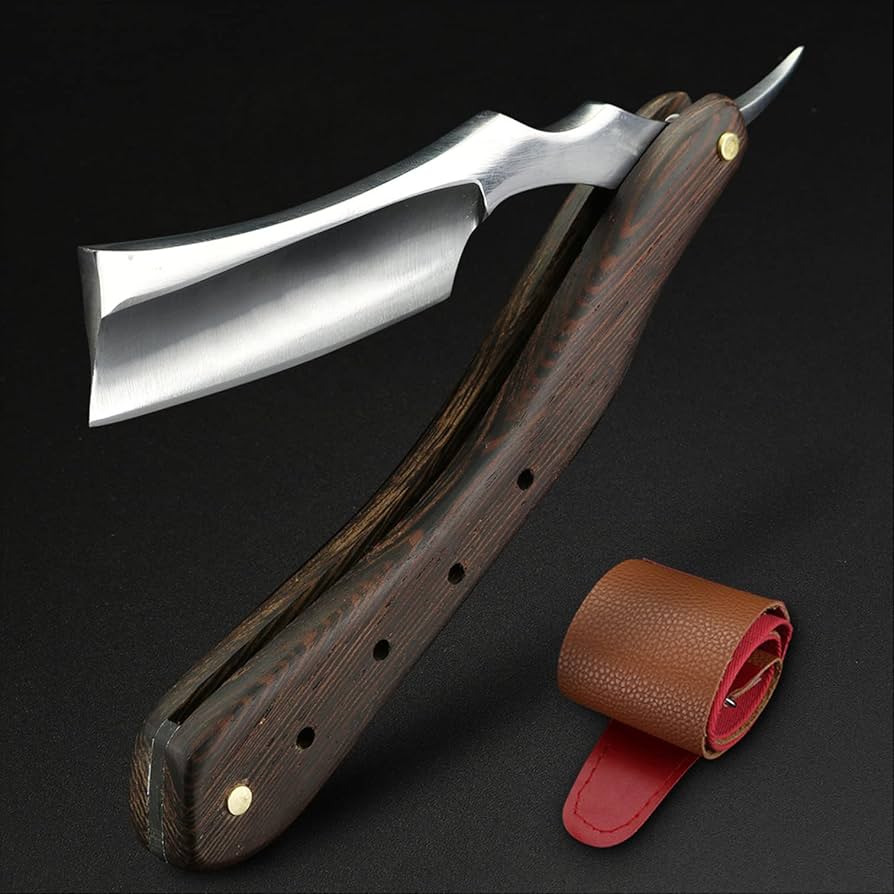 Amazon.co.jp: 理容カミソリ 髭剃り・散髪用 炭素鋼 切れ味 コンパク