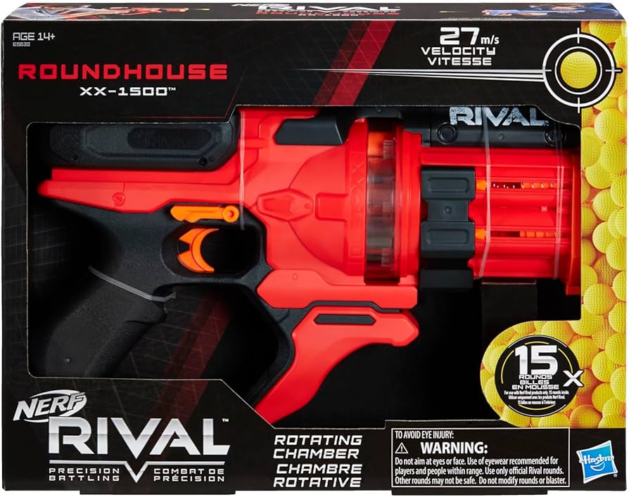 Amazon.co.jp: Nerf Rival Roundhouse XX-1500 レッドブラスター