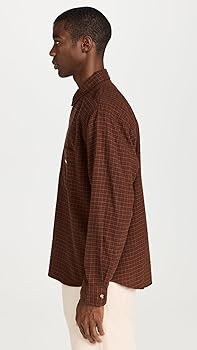 Amazon.com: OBEY Men's Bigwig Knox Woven Shirt, Mocha Bisque Multi