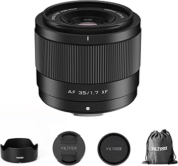Amazon.co.jp: VILTROX AF 35mm F1.7 X マウント レンズ 小型&軽量 APS