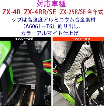 Amazon | バイク用 ラジエーターコアガード&ラジエター・パーツ 対応