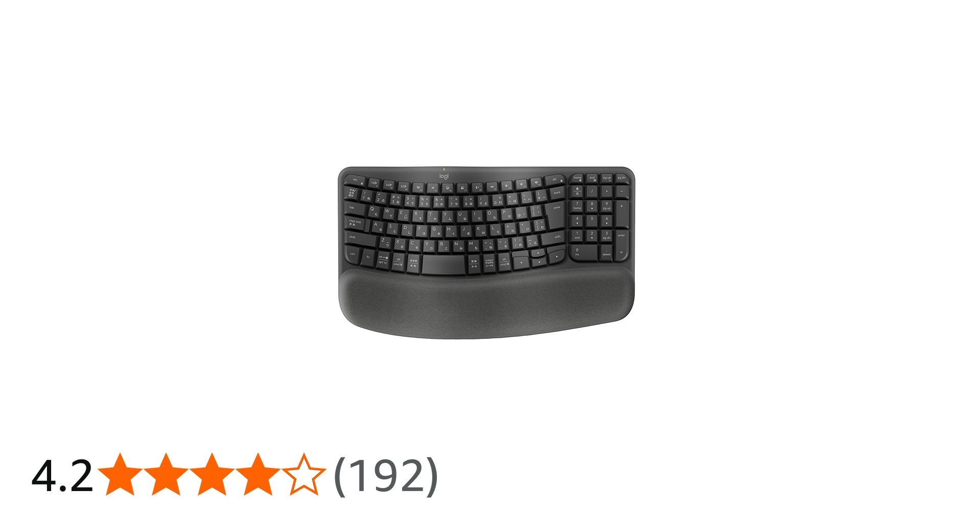 Amazon.co.jp: ロジクール WAVE KEYS K820 疲れにくい エルゴノミック