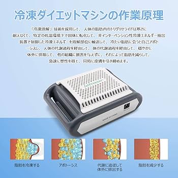 Amazon.co.jp: 冷凍ダイエットマシン 家庭用キャビテーション 脂肪冷却