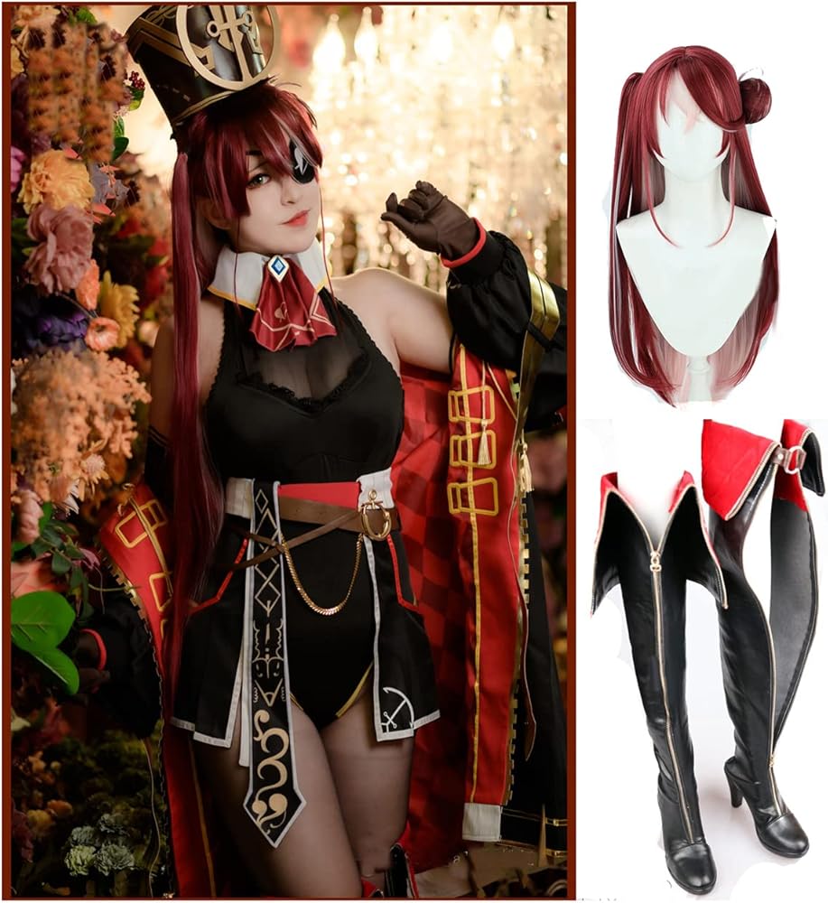 Amazon.co.jp: [PWPCOS] 宝鐘マリン バーチャルYouTuber VTuber 女王