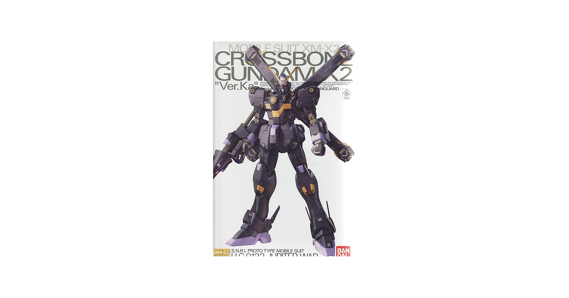 Amazon.com: MG 1/100 XM-X2 Cross Bone Gundam X-2 Ver.Ka (Mobile