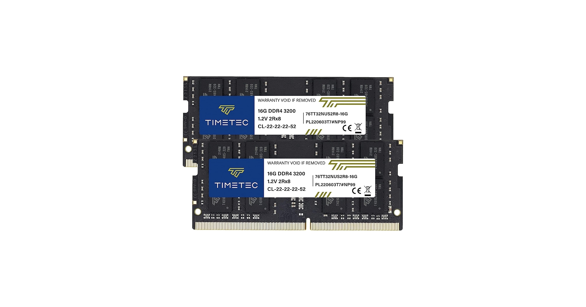 Timetec 32GB KIT(2x16GB) DDR4 3200MHz (or 2933MHz or 2666MHz) PC4