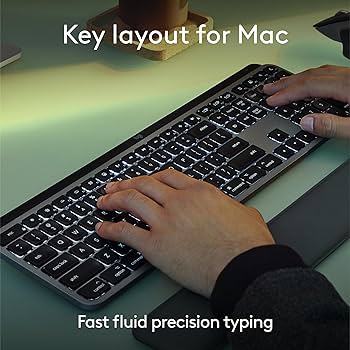 Amazon.com: Logitech MX Keys S for Mac, Wireless Keyboard, Fluid