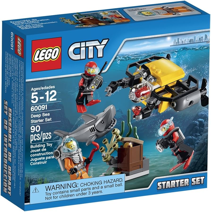 LEGO City Deep Sea Explorers 60091 Starter Building Kit, Storage