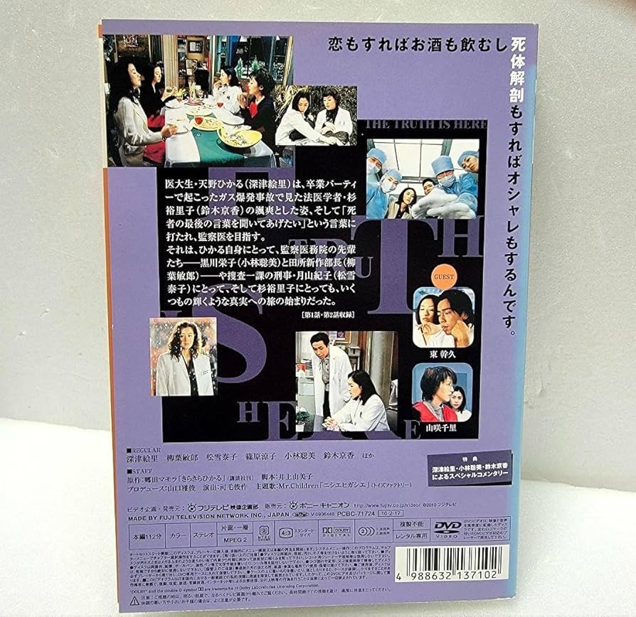 Amazon.co.jp: きらきらひかる DVD 全6巻 深津絵里 松雪泰子 鈴木京香