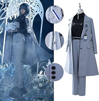 Amazon.co.jp: 無期迷途 局長 コスプレ衣装 女局長 フルセット 耳飾り