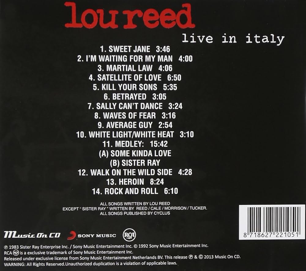 Amazon.co.jp: Live in Italy: ミュージック