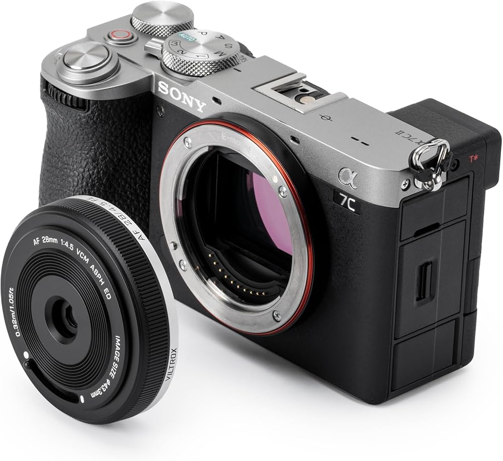 VILTROX 28mm f4.5 Pannenkoek Lens voor Sony E, Auto Focus 28mm f
