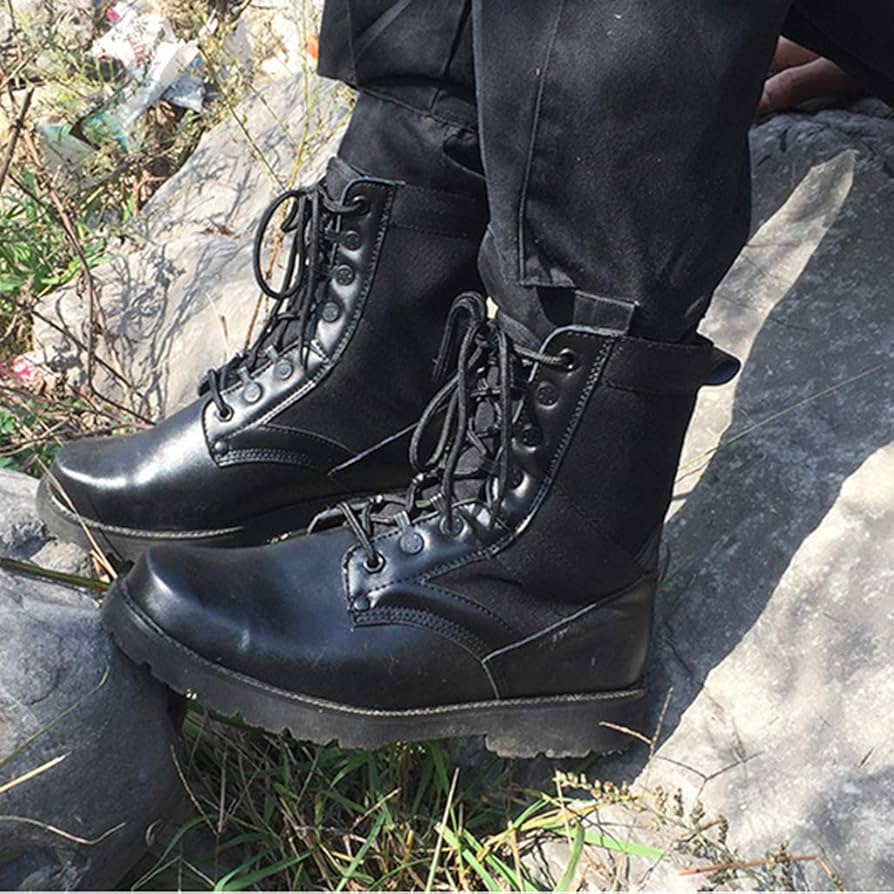 Amazon.com: Men's Combat Boots，Outdoor Work Walking Safety