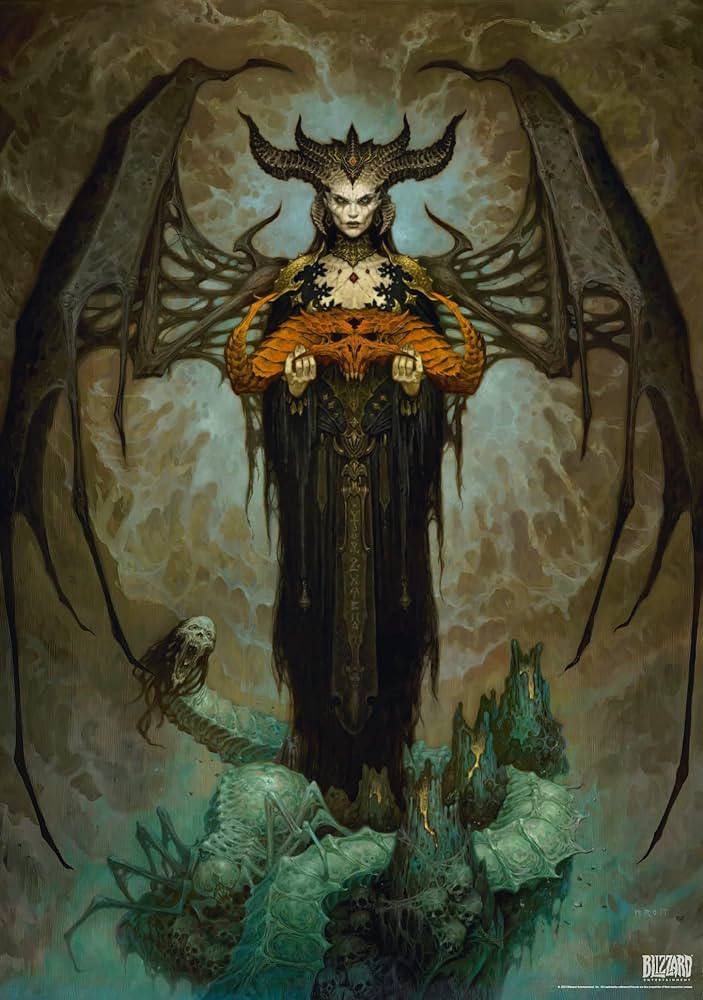Amazon.com: GAMING PUZZLE: DIABLO IV LILITH PUZZLES - 1000 : Toys