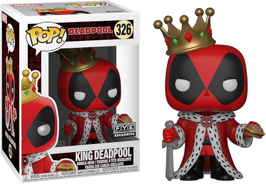 Amazon.com: Deadpool - King Deadpool Pop! Vinyl Figure : Toys & Games