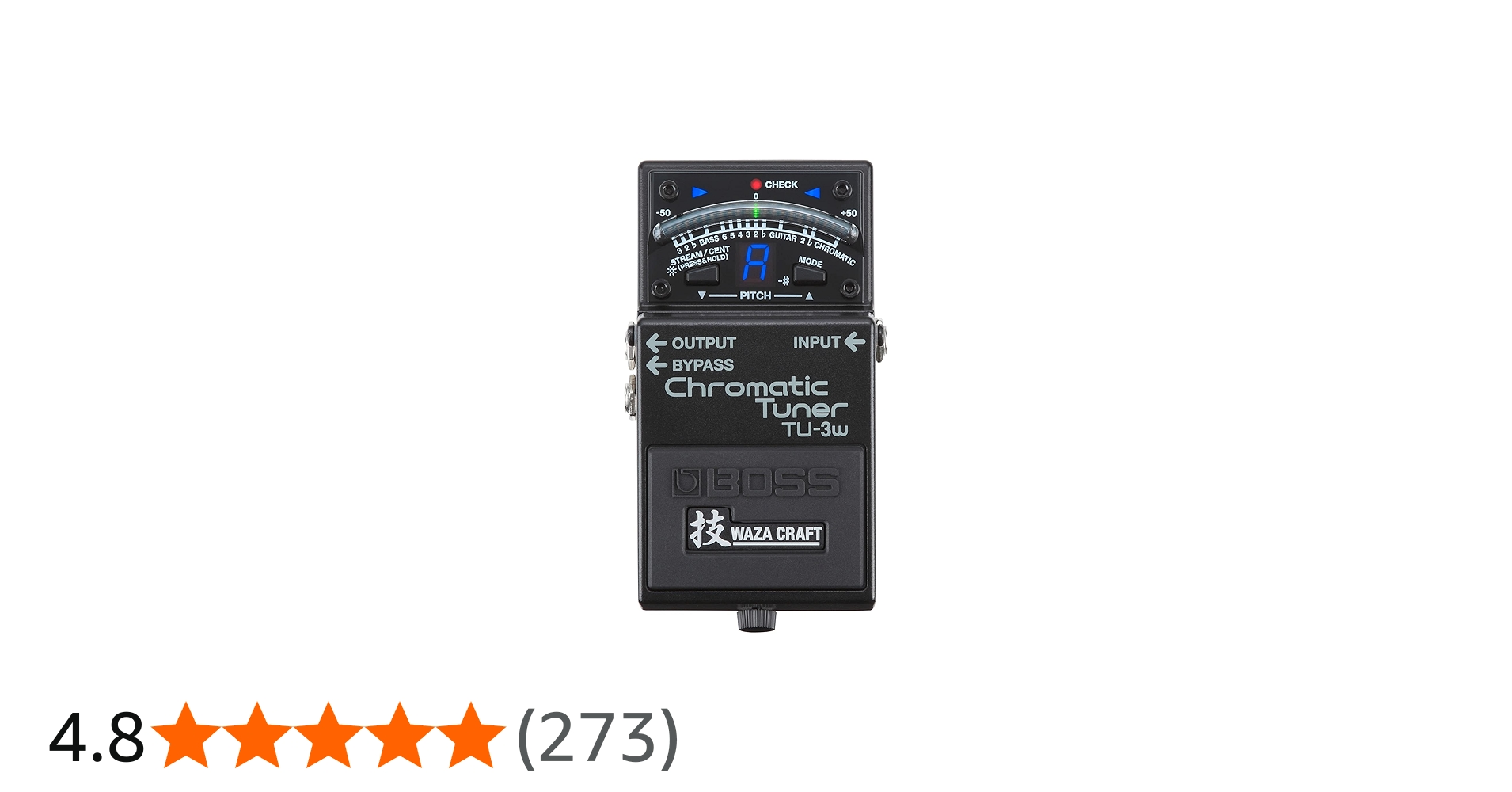 Amazon.co.jp: BOSS ボス Waza Craft クロマチックチューナー TU-3W