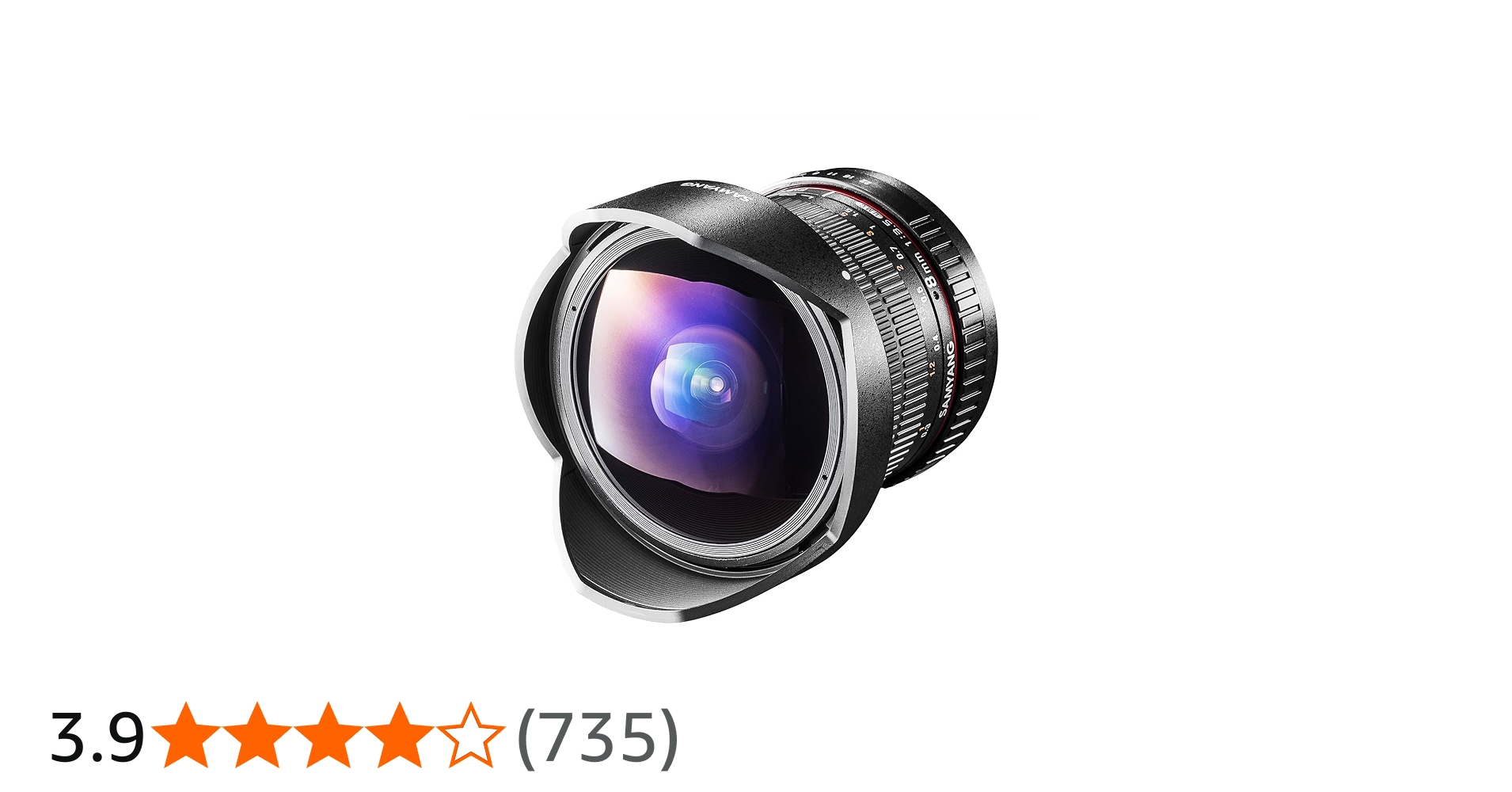Amazon | SAMYANG 単焦点魚眼レンズ 8mm F3.5 キヤノン EF用 APS-C用