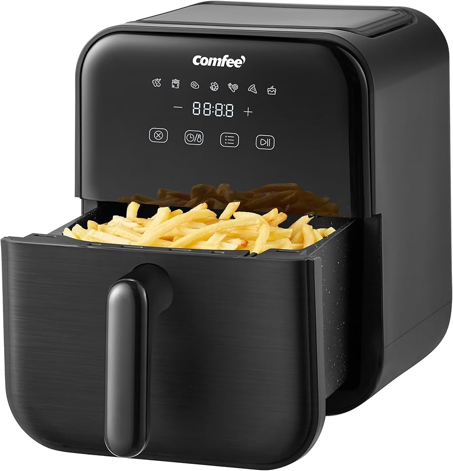 Amazon | Comfee' ノンフライヤー 4L 大容量 ノンオイル 電気 エア