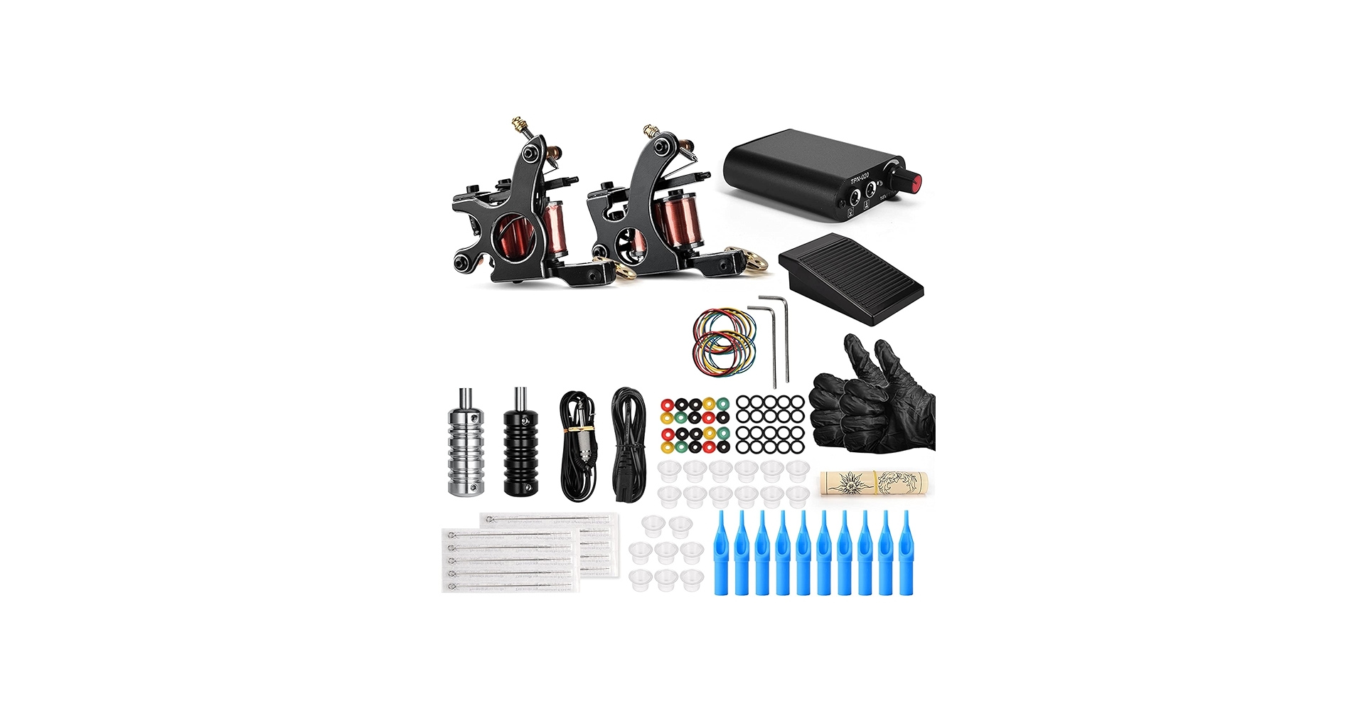 Tattoo Machine Kit Tattoo Power Supply Tattoo Ink Tattoo Needle