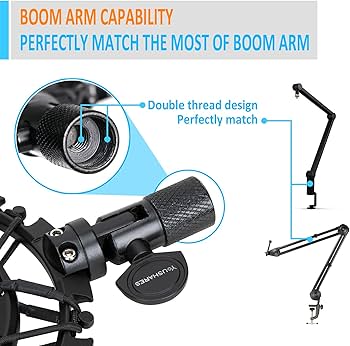 Amazon.com: YOUSHARES Blue Yeti X Shock Mount, Latest Alloy