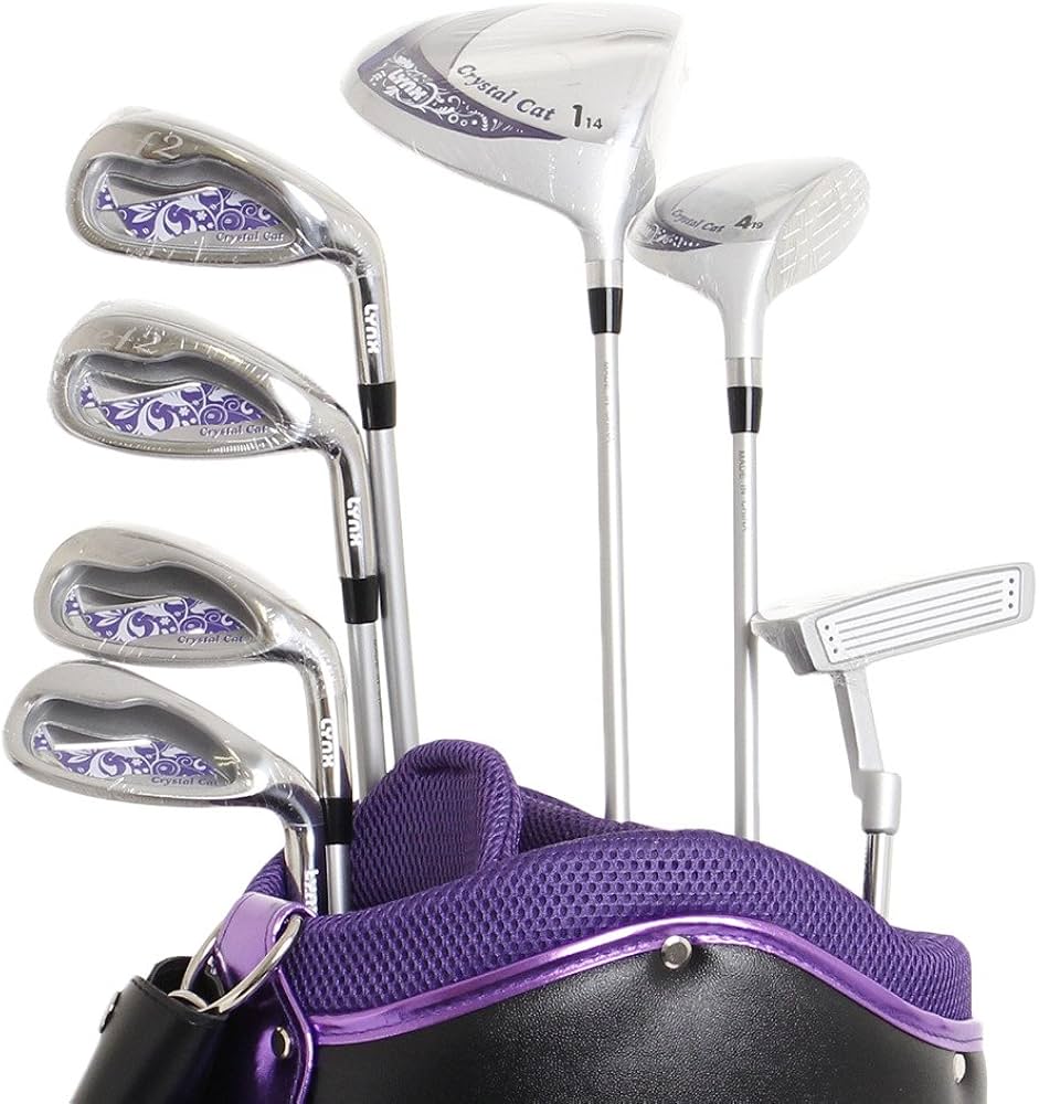 Amazon.co.jp: LYNX(リンクス) クラブセット Crystal Cat ef2 ハーフ