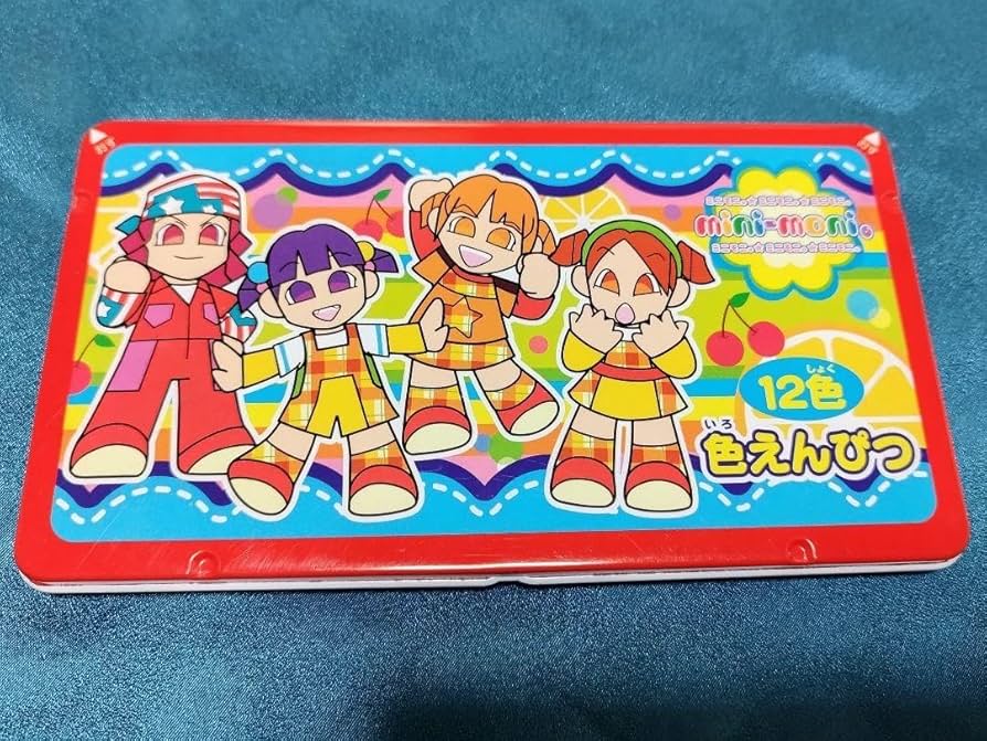 Amazon.co.jp: ミニモニ 色えんぴつ 缶 グッズ 懐かしい 平成 レトロ
