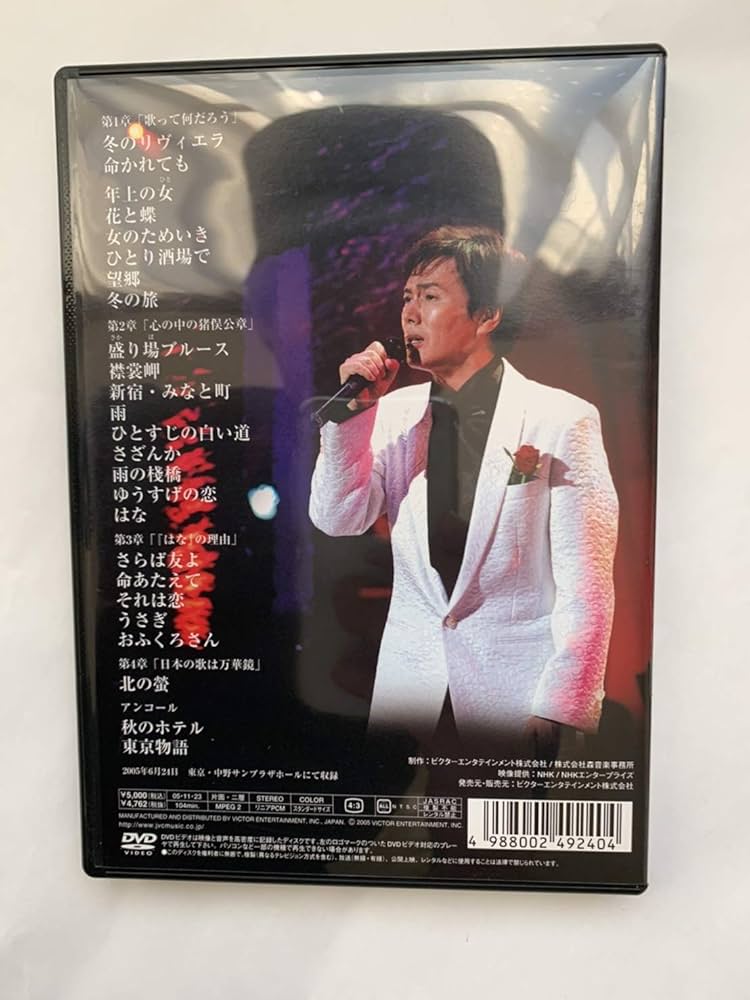 Amazon.co.jp: 輝きの軌跡~森進一歌手生活40周年記念リサイタル~ [DVD