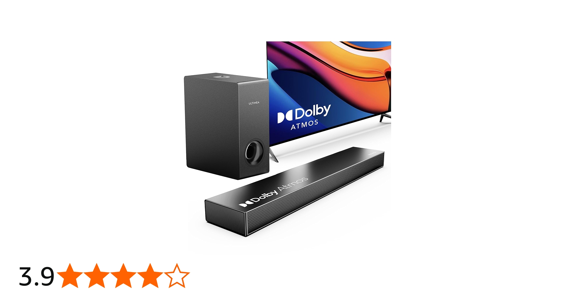 Amazon.co.jp: ULTIMEA Dolby Atmos サウンドバー 2.1ch サブ