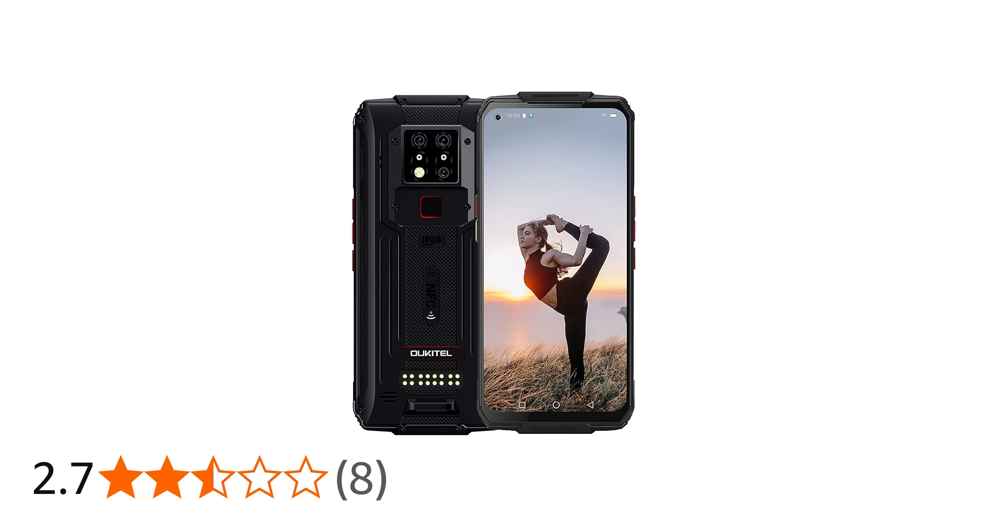 Amazon | OUKITEL WP7 防水スマートフォン 128GB/6GB Android 10 6.53