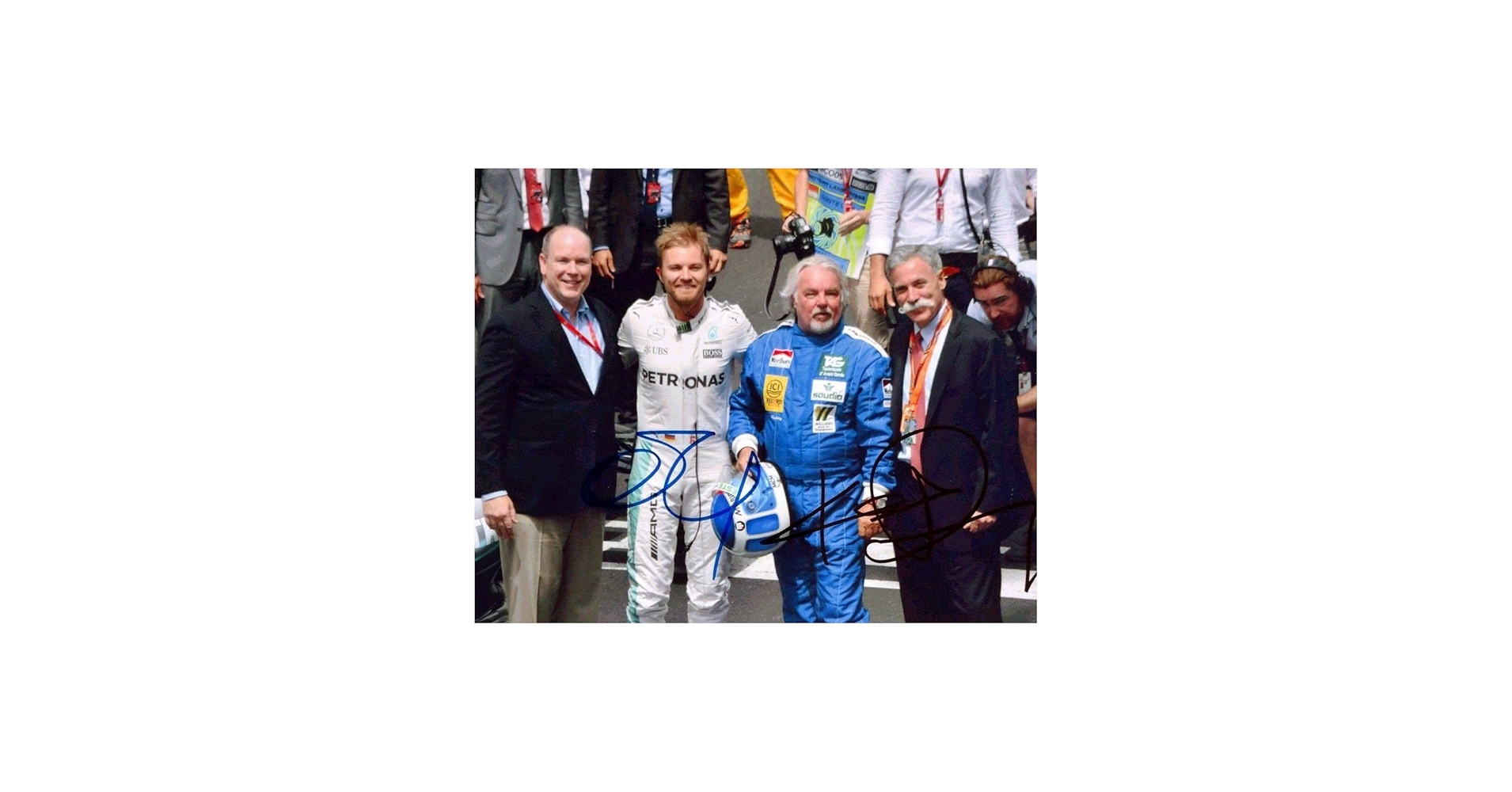 Amazon.co.jp: F1チャンピオンニコロズベルグとケケロズベルグ写真