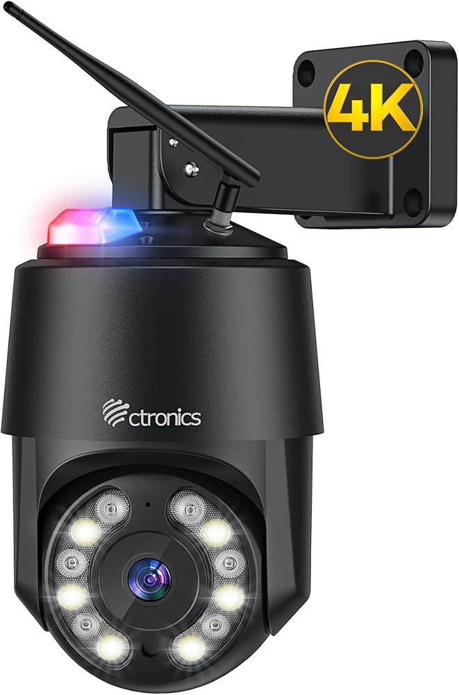 Amazon.co.jp: 【4K・16光学ズーム】Ctronics 防犯カメラ 屋外 800万