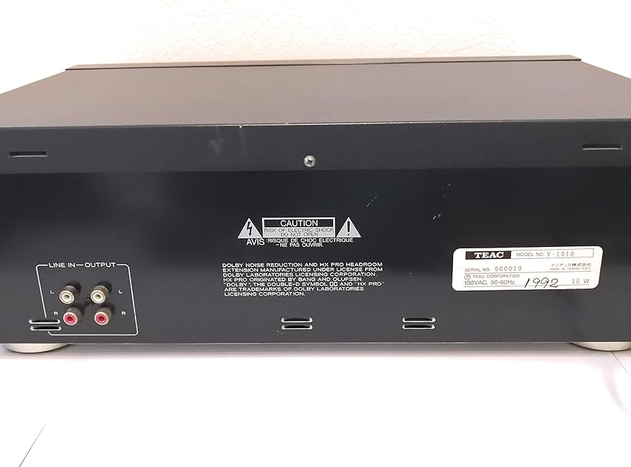 Amazon.co.jp: TEAC ティアック V-1010 3ヘッド カセットデッキ : 家電
