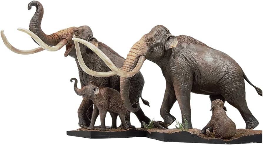 Amazon.co.jp: DE CLAY 1/20 サイズ ケナガマンモス フィギュア 31CM級