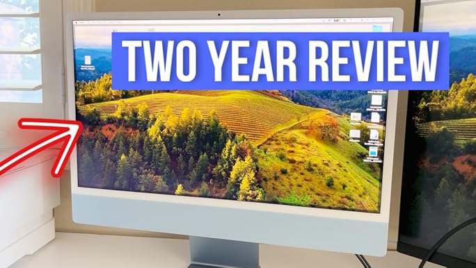 Amazon.com: 2021 Apple iMac with Apple M1 Chip with 8-core CPU (24