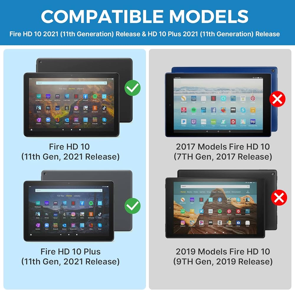 Amazon.co.jp: typecase キーボード Kindle Fire HD 10タブレット10.1