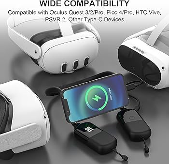 Amazon.com: AMVR 8000mAh Battery Pack Compatible with Quest 3S